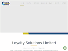 Tablet Screenshot of loyaltysolutionsnigeria.com